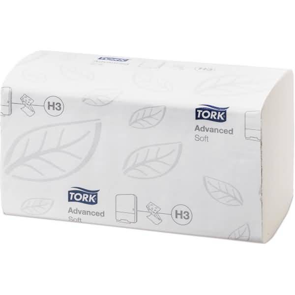 Handtücher Advanced H3 V-Falz 2-lagig weiß VE=15x250 Stück-1