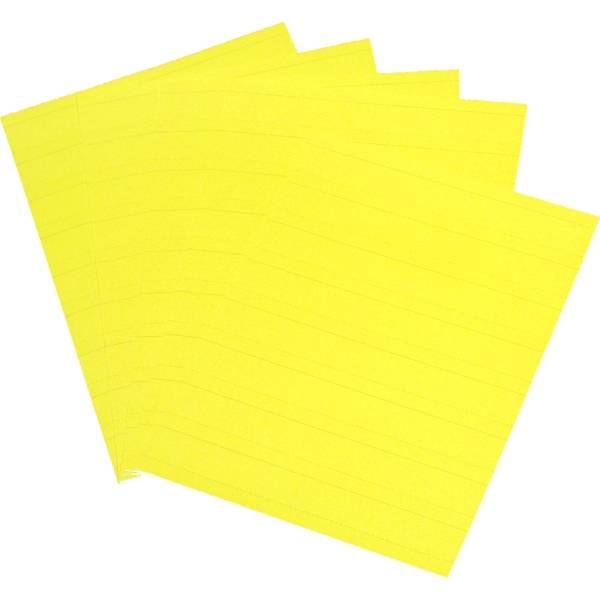 Einsteckkarten Planrecord A4 hoch B210xH297mm VE= 5 Bogen a 8 Streifen zitrone-0