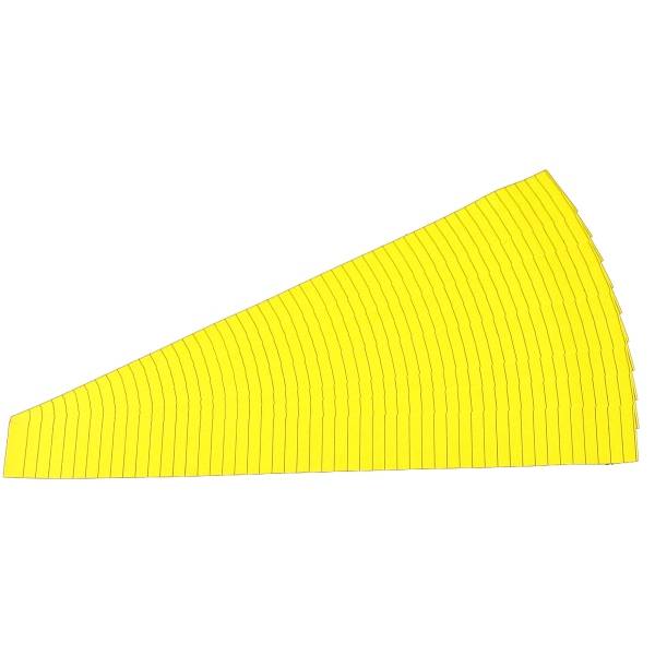Markierungsstreifen 6mm B300xH32mm VE=10 Stück zitrone