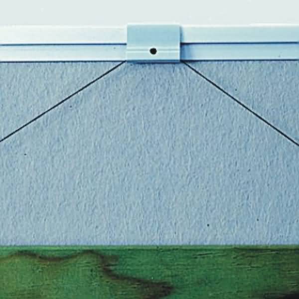 Dekorhalter für Stell- und Trennwandsystem silber VE=2 Stück