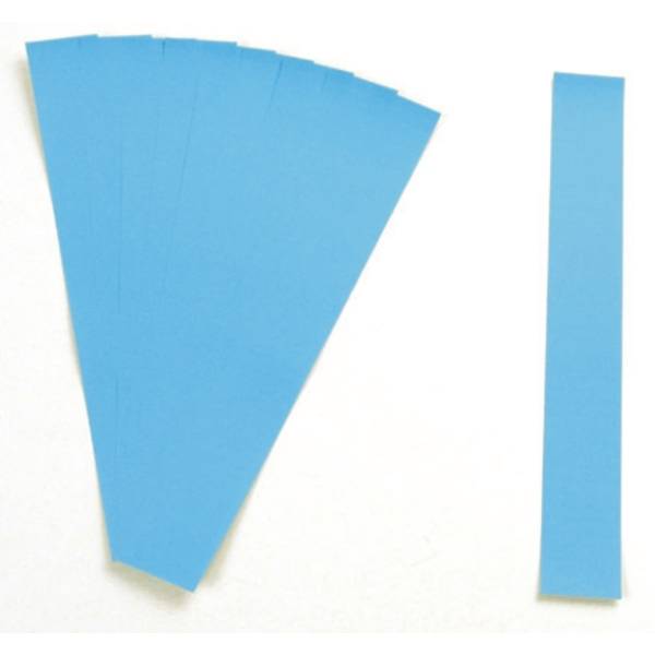 Einsteckkarten für 9,5mm Einsteckschiene 40x7,5mm VE=420 Stück blau-0