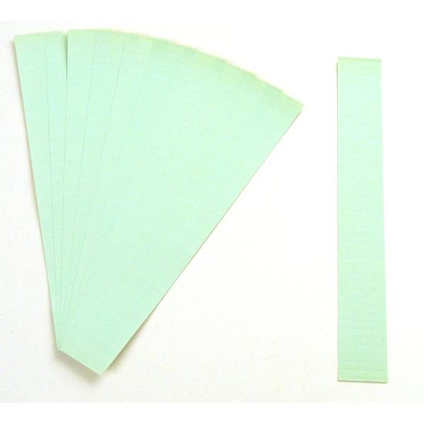 Einsteckkarten für 9,5mm Einsteckschiene 40x7,5mm VE=420 Stück hellblau-0