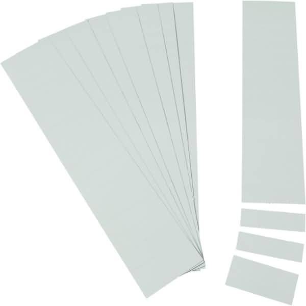 Einsteckkarten für 9,5mm Einsteckschiene 70x7,5mm VE=420 Stück grau