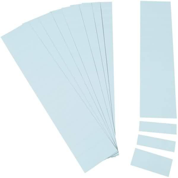 Einsteckkarten für 9,5mm Einsteckschiene 70x7,5mm VE=420 Stück hellblau