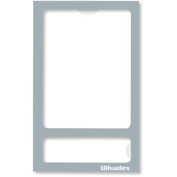 Fototasche magnetisch mit Rückwand 70x113mm grau VE=5 Stück-0