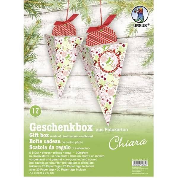Geschenkbox Chiara 7,5x20x7,5cm VE=5 Stück Motiv: 17
