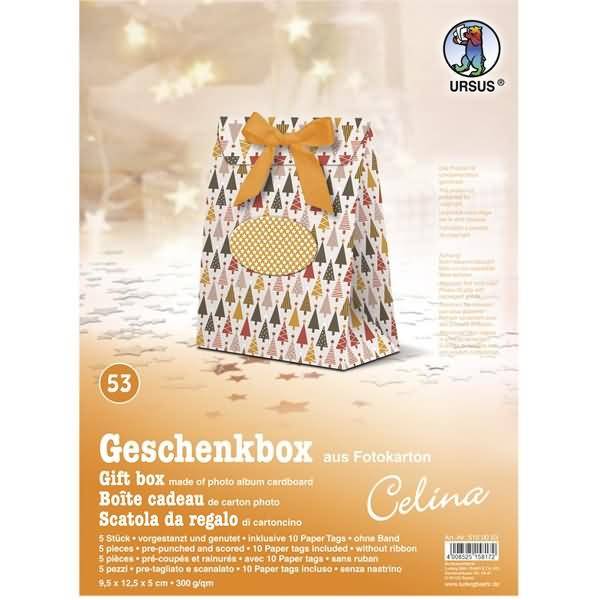 Geschenkbox Celina 9,5x12,5x5cm VE=5 Stück Motiv: 53-0