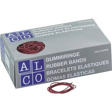 Gummiringe 65mm 1000g rot