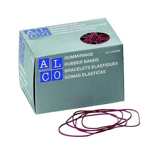 Gummiringe 500g 100mm rot-0