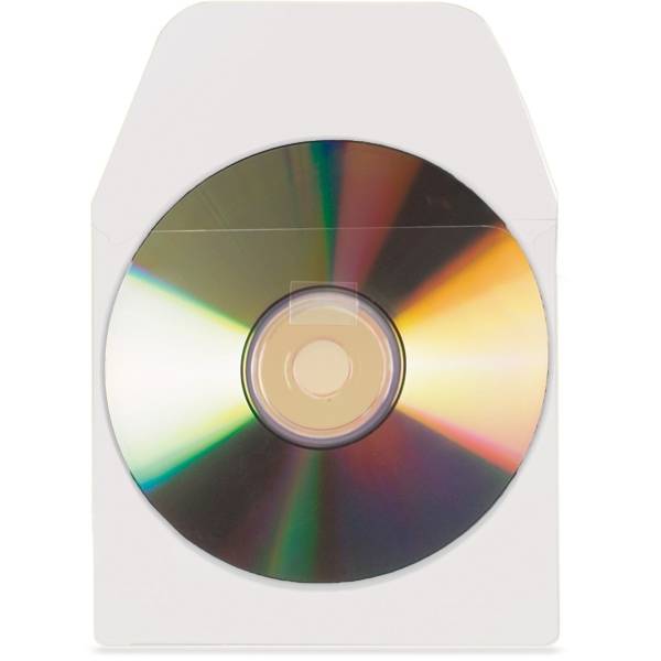 CD-Taschen mit Verschluss 127x127mm selbstklebend 10 Stück