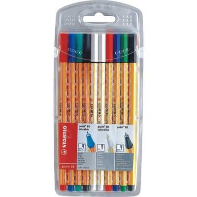 Fineliner point 88 erasable Etui mit 10 Stiften