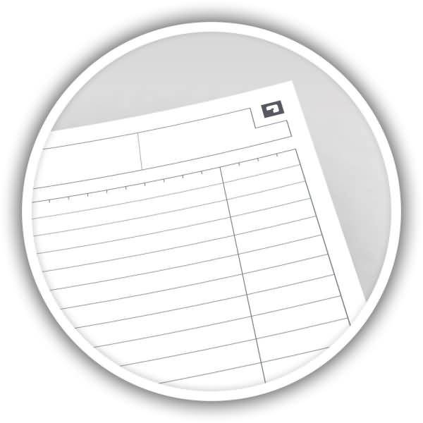 Kollegblock Meetingbook International A5+ 80g/qm liniert 80 Blatt-1