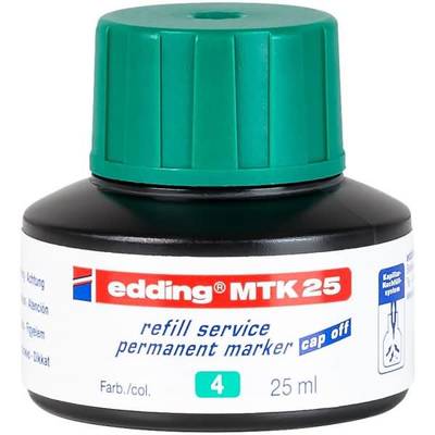 Nachfülltinte edding MTK 25 refill service für edding Permanentmarker 25ml grün