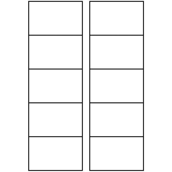 Visitenkarten Classic 85x54 mm 185 g/qm beidseitig beschichtet matt 100 Stück-1