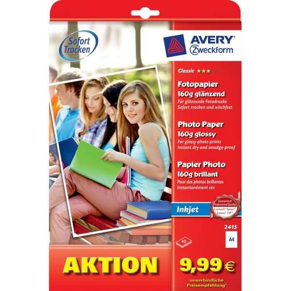 Fotopapier Classic Inkjet A4 40 Blatt 160 g/qm glänzend