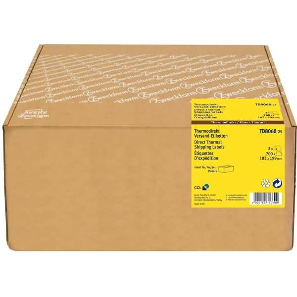 Thermodirektetiketten 103x199mm weiß VE= 750 Stück-0