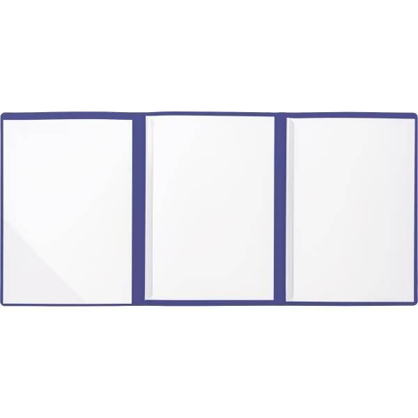Bewerbungsmappen-Set 3 Mappen + Versandtaschen blau-1