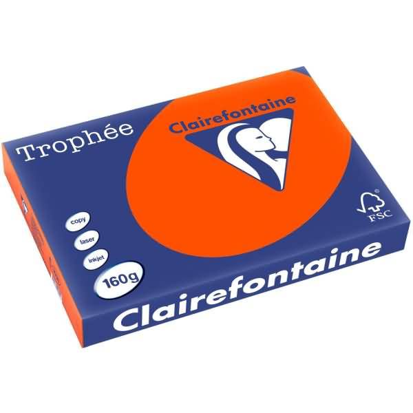 Kopierpapier Trophee A3 160g/qm VE=250 Blatt ziegelrot