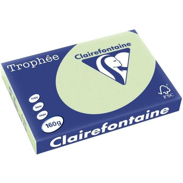 Kopierpapier Trophee A3 160g/qm VE=250 Blatt apfelgrün