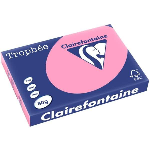 Kopierpapier Trophee A3 80g/qm VE=500 Blatt heckenrose-0