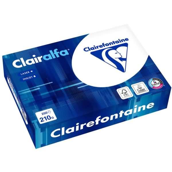 Clairefontaine Multifunktionspapier DIN A4 210g weiß 250 Bl./Pack.