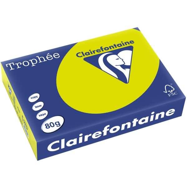 Kopierpapier Trophee A4 80g/qm VE=500 Blatt leuchtendesgrün