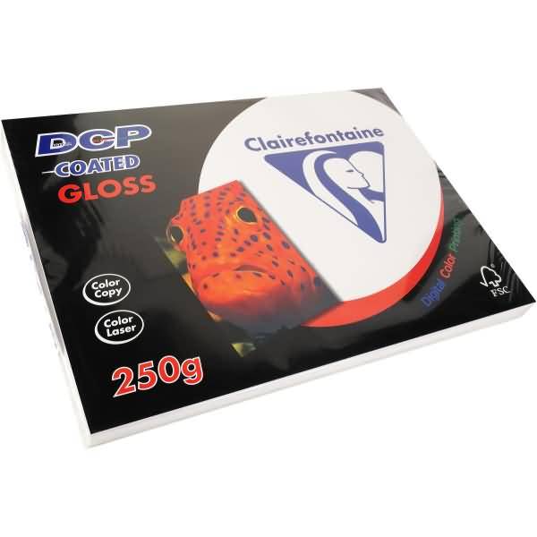 Laser- /Inkjetpapier DCP gestrichen Gloss SRA3 450x320mm 250g/qm weiß VE=125 Blatt