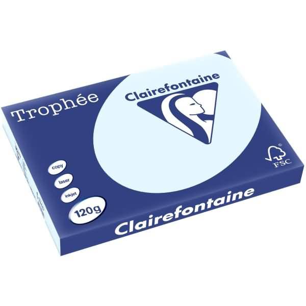 Kopierpapier Trophee A3 120g/qm VE=250 Blatt blau