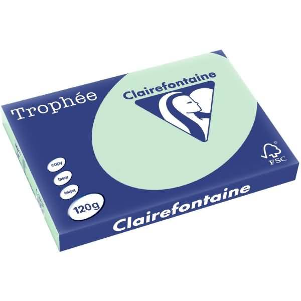 Kopierpapier Trophee A3 120g/qm VE=250 Blatt hellgrün-0