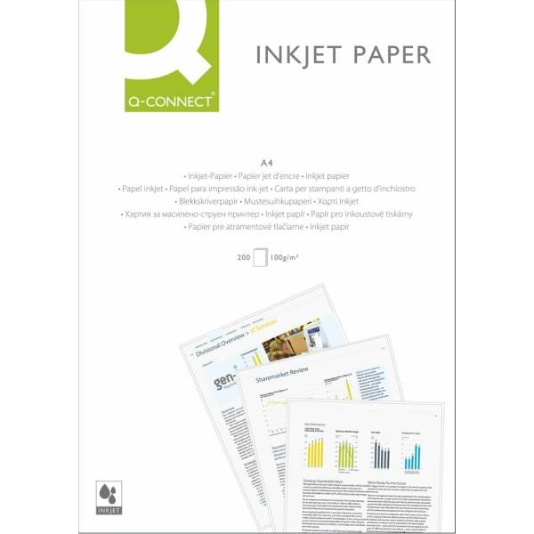 Inkjet-Papier Premium A4 100g/qm beidseitig beschichtet VE=200 Blatt-0