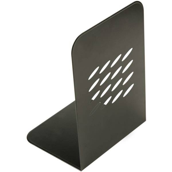 Buchstützen 134x110x190mm Metall VE=2 Stück schwarz-0
