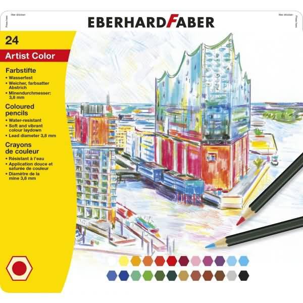Farbstift Artist Color VE=24 Farben Metalletui-0