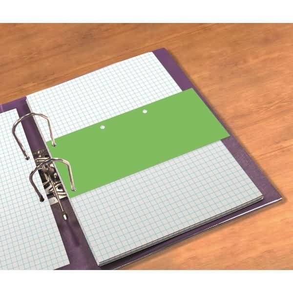 Trennstreifen Duo 240x105mm 160g/qm VE=60 Stück grün-1