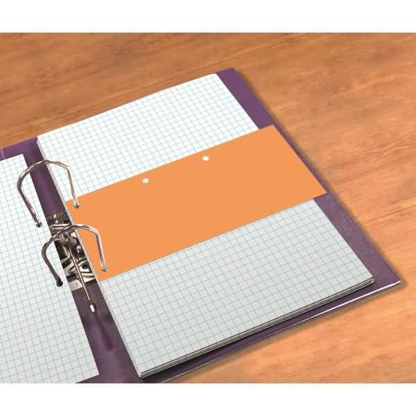 Trennstreifen Duo 240x105mm 160g/qm VE=60 Stück orange-1
