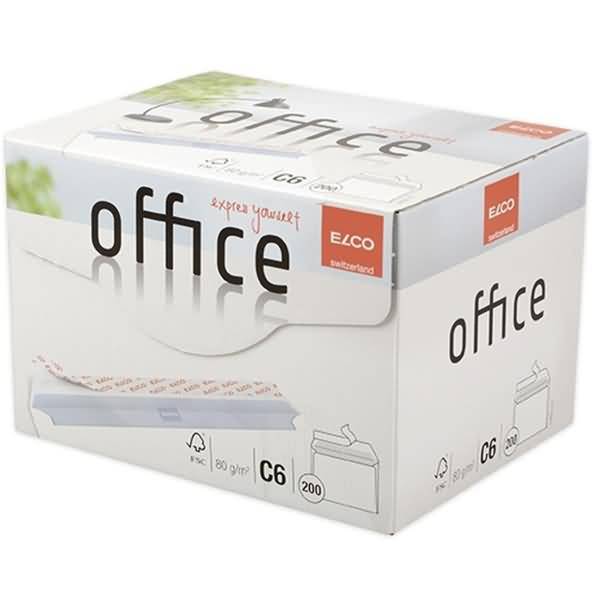 Briefumschläge C6 haftklebend 80g/qm weiß VE= 200 Stück-1
