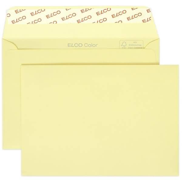 Elco 74634.41 - C6 (114 x 162 mm) - Gelb - Forest Stewardship Council (FSC) - Co