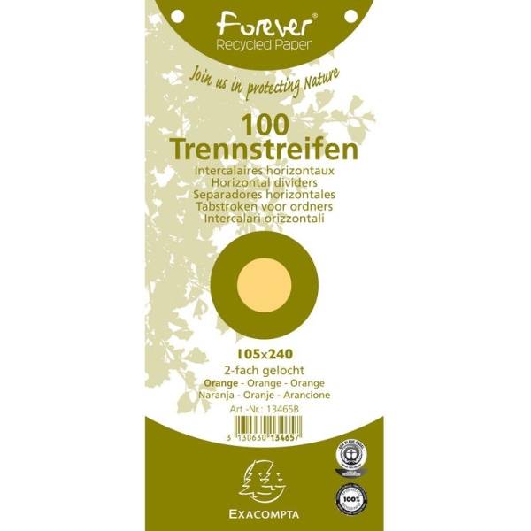 Trennstreifen 10,5x24cm 190g/qm Karton RC orange VE=100 Stück-0