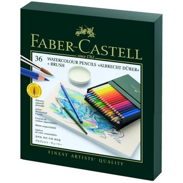 Künstler-Aquarellstift Albrecht Dürer 36 Farben sortiert in Atelierbox-0