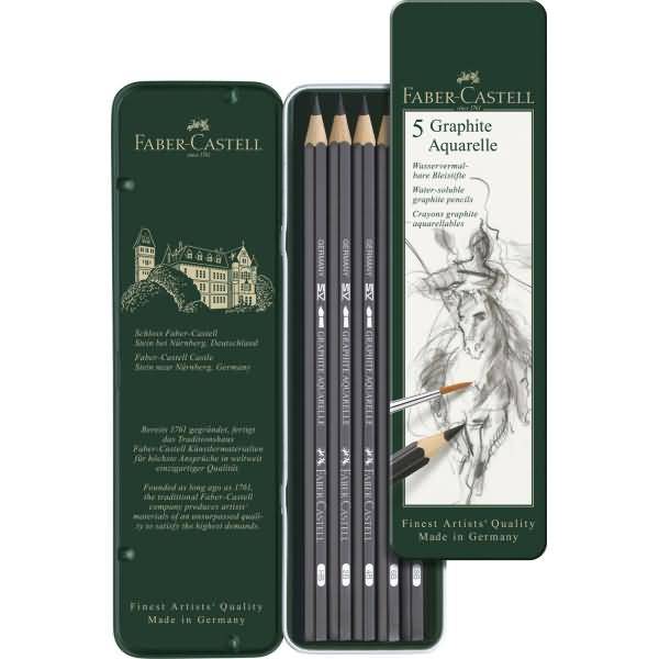 Bleistift Graphit Aquarelle VE=5 Stück-0