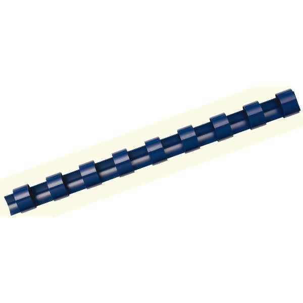 Plastikbinderücken A4 21 Ringe blau 12mm VE=100 Stück