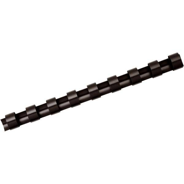 Plastikbinderücken A4 21 Ringe schwarz 16mm VE=25 Stück