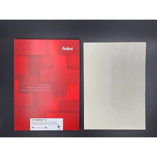 Farblaserfolie CLP A4 50my klar transparent selbstklebend VE=50 Stück-1