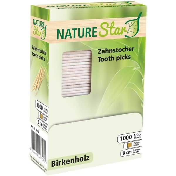 Holz-Zahnstocher unverpackt DM 2x80mm VE=1000 Stück natur