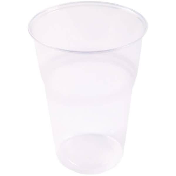 Trinkbecher PLA für Kaltgetränke 0,5l VE=30 Stück transparent