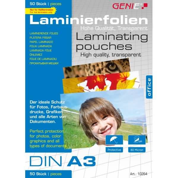 Laminiertaschen A3 80 mic. VE=50 Stück-0