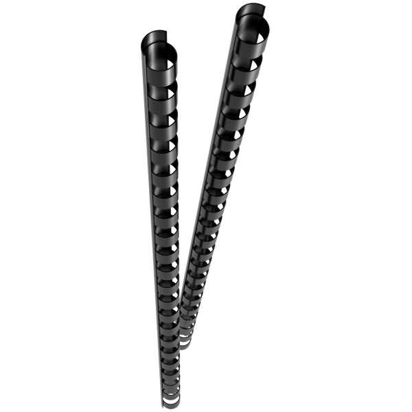 Spiralbinderücken 6mm VE=50 Stück schwarz