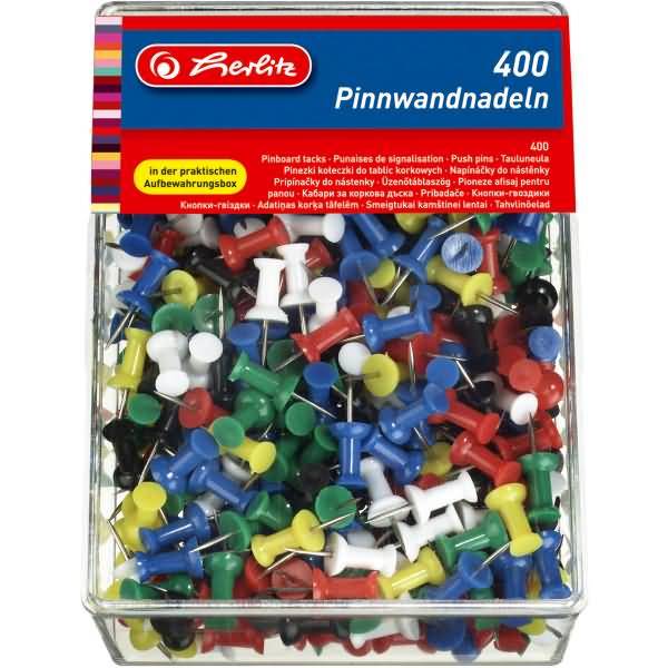 Pinwandnadeln VE=400 Stück sortiert