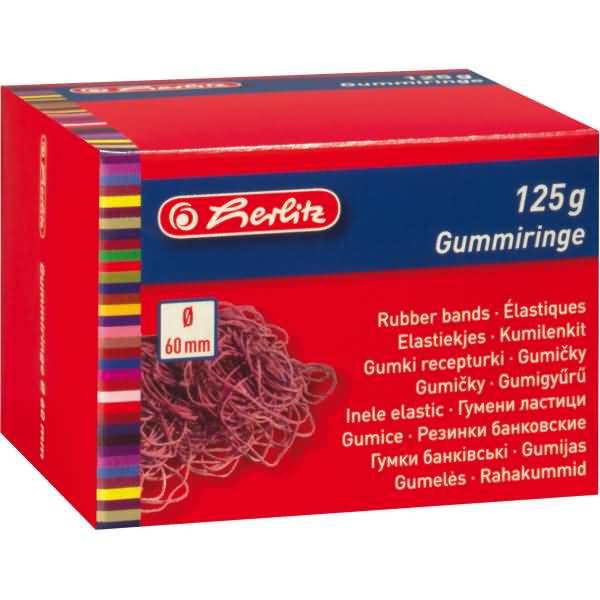 Gummiringe 60mm 125g rot-0