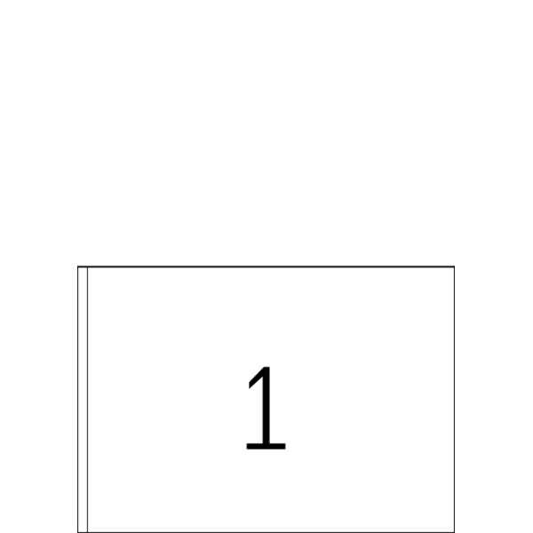 Etiketten weiß 148,5x205mm Premium A5 VE=400 Stück-1