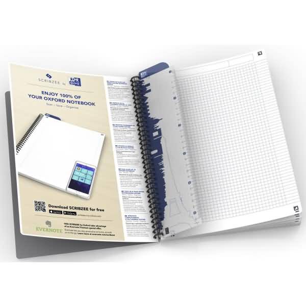 Spiralbuch Office A5 kariert 90 g/qm 90 Blatt-1